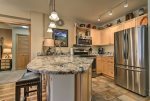 Premier 2 bedroom kitchen features updated countertops